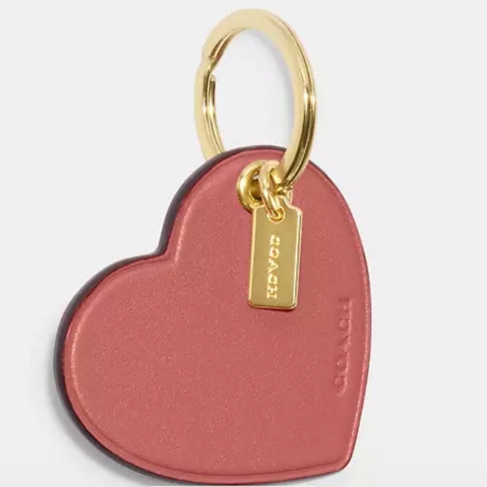 Coach Red Heart Bag Charm